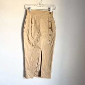 N/Nicholas asymmetrical midi skirt 0